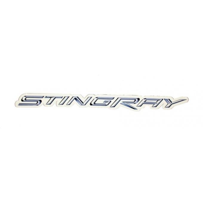 Corvette Metal Sign, C7 Stingray Script 32" X 3"