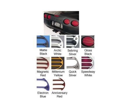 Corvette Taillight Louvers, Altec Phantom, Painted In Factory Colors, 1997-2004
