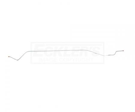 Corvette Front To Rear Brake Lines, Non-Power Brakes, 1/4 Inch Tubing, Stainless Steel, 1965-1966