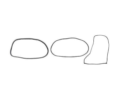 Ford Pickup Truck Cab Weatherstrip Kit - Without Chrome