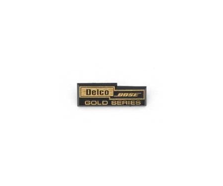 Corvette Speaker Grille Plate, Delco Bose Gold Series, Rear, 1990-1996