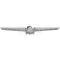 Ford Thunderbird Outside Rear View Mirror Emblem, Chrome, Thunderbird, 1964-66