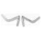 Chevelle Vinyl Top Moldings, Rear, 2-Door Coupe, 1970-1972