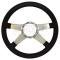 Nova And Chevy II Steering Wheel, Volante S9, Black Leather, 1962-1979