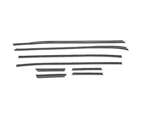 Ford Mustang Belt Weatherstrip Kit - 8 Pieces - Inner & Outer - Convertible - Door Windows & Rear Quarters