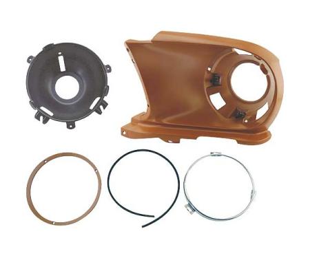Ford Mustang Headlight Assembly - Left - Reproduction - AllModels Except Shelby GT350 Or GT500