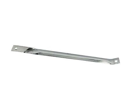 Ford Pickup Truck Front Fender To Lower Grille Panel Brace - Front Right - Polished Stainless Steel