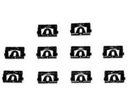 Firebird Windshield Molding Clip Set, 1970-1973