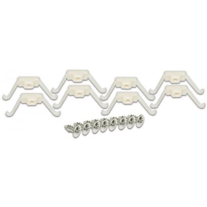 Chevelle Taillight Bezel Retainer Kit, Except Wagon, 1966