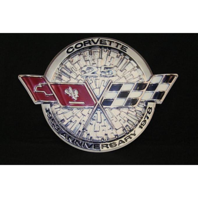 Corvette Metal Sign, 1978