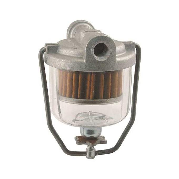 Ford Thunderbird Fuel Filter, With Glass Bowl, 1955-57