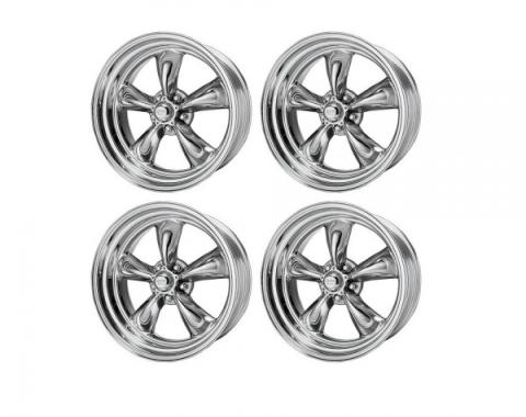 Chevy American Racing Torq Thrust II Wheel Set, Polished Aluminum, 16X7 & 16X8