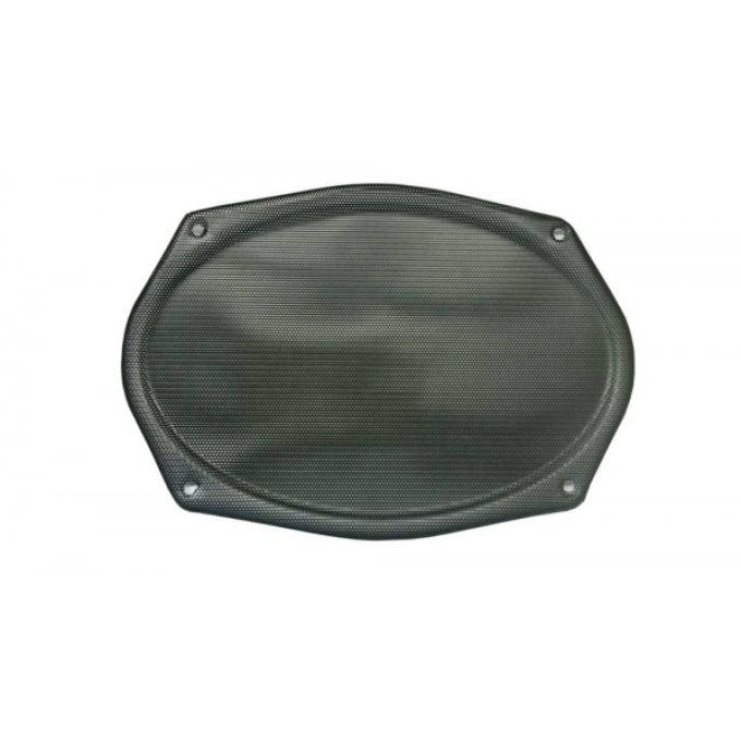 Chevy Speaker Grille, Rear, Black 1955-1957