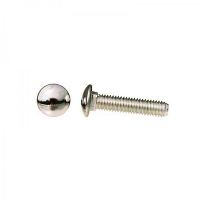 Camaro Bumper Mounting Bolts, Outer Front, Stainless Steel Capped, 1968-1969