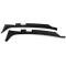 Chevelle Door Jamb Windlace, Black, 2-Door Coupe & Convertible, 1968-1969