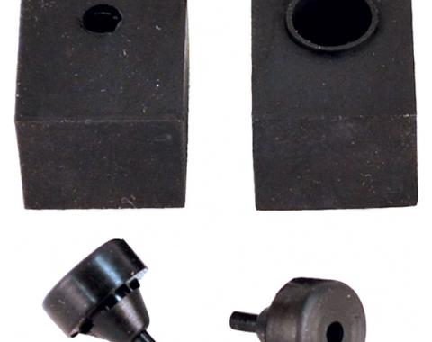 Redline Restomotive® 1967-1972 Chevy Truck 4 Piece Fleetside Tailgate Bumper Set
