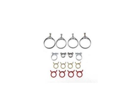 Corvette Radiator/Heater Hose Clamp Kit, With Air Conditioning, 1966-1967