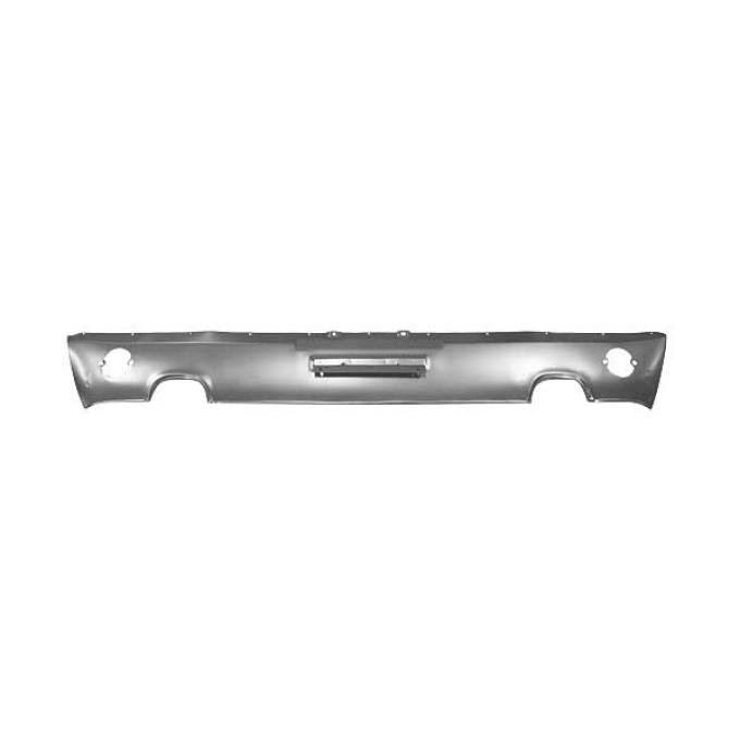 Redline Restomotive® 1967-1968 Ford Mustang Rear Valance with Exhaust Holes