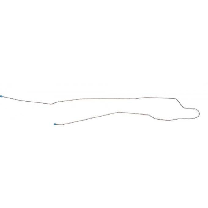 Full Size Chevy Long Brake Line, Front To Rear, Stainless Steel, 1961-1964