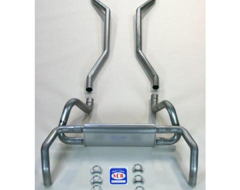 Camaro Original Style Exhaust System, For Small Block With Headers, 2-1/2", 1967-1969