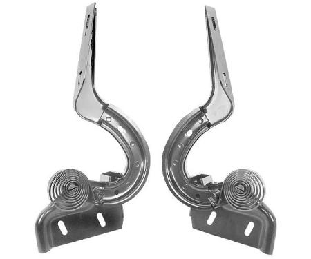 Ford Mustang Trunk Lid Hinge Assemblies With Springs - Fastback