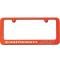 Camaro SS Painted Rear License Plate Frame