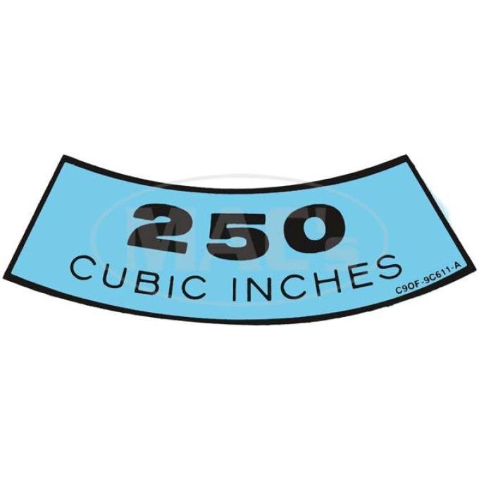 Decal - Air Cleaner - 250