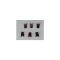 1957 150 & 210 Crown Molding Clip Set