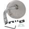 Universal Peep Mirror - Curved Chrome Arm - Right Or Left - 4 Diameter Stainless Steel Head