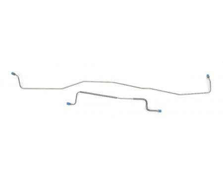 Full Size Chevy Rear End Brake Line Set, Stainless Steel, 1959-1964