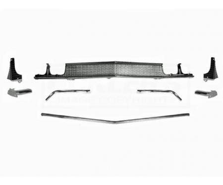 Chevelle And Malibu Grille, Molding, Headlight Extension, Kit, Standard, 1968