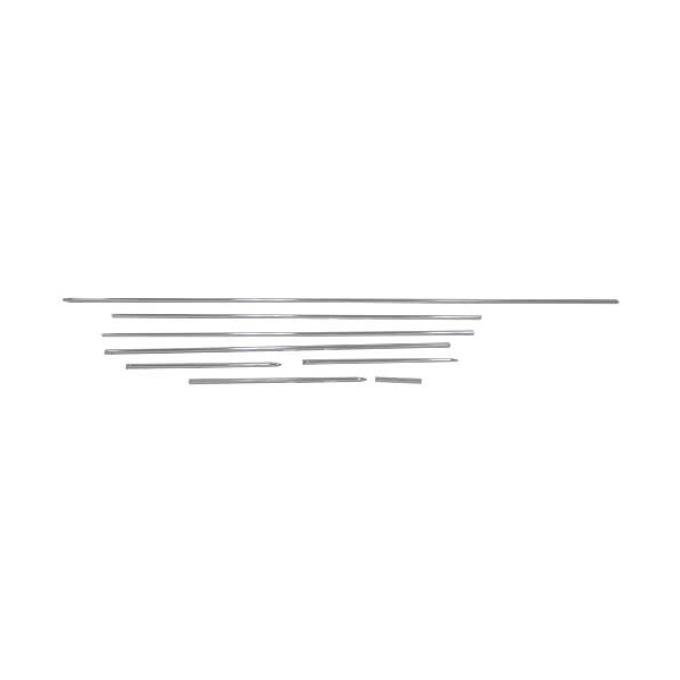 Ford Thunderbird Body Side Moulding Kit, 8 Pieces, Stainless Steel, 1964