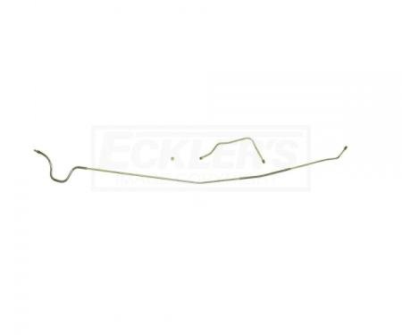 Fuel Tank To Pump Lines, Two Piece, One Union, Stainless Steel, 1958-1960