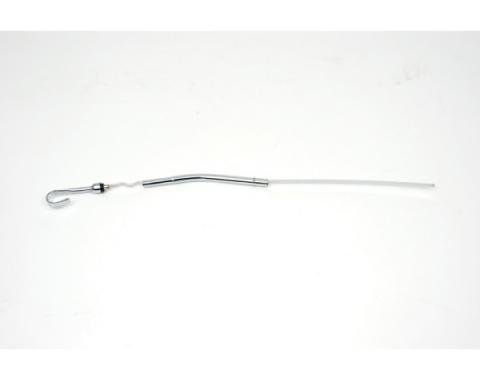 Camaro Engine Oil Dipstick & Tube, Small Block, Chrome, 1967-1969
