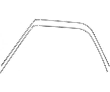 1970-1972 Chevelle / Skylark / GS Coupe Drip Rail Moldings