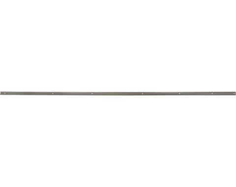 Ford Pickup Truck Bed Strip Set - Plain Steel - 7 Pieces - For Short, 6 1/2' Bed With Square-Punched Holes