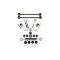 Corvette Rear Suspension Bushing Kit, with Polyurethane Bushings, 1980-1982