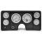 El Camino Instrument Cluster Panel, Black Finish, With Ultra-Lite Gauges, 1978-1981
