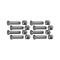 Model T Connecting Rod Cap Bolt & Nut Set, 16-Piece, 1909-1927