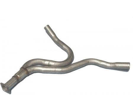 Corvette Exhaust Pipe, Rear Y Aluminized (78 L82), 1978-1981