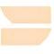 Full Size Chevy Rear Quarter Panel Boards, 2-Door Hardtop, Impala, 1961