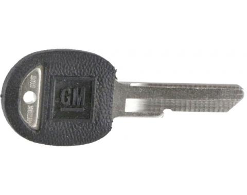 Corvette Door Key, Oval, Covered, 1968, 1972, 1976, 1980 & 1987-1990