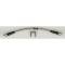 Firebird Brake Hose, Front, Braided Stainless Steel, For Cars With Disc Brakes, 1967-1968