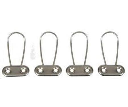 Firebird Shoulder Belt Wire Retainer Set, 1968-1969