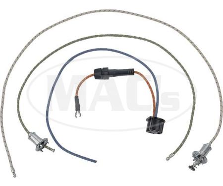 Ford Pickup Truck Turn Signal Flasher Wires - Braided - 29 Long - Without Flasher