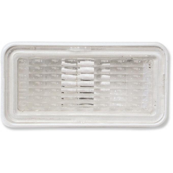 Side Marker Light Lens Assembly, Front, Clear, 1968