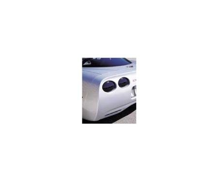 Corvette Black-Out Light Kit, Rear, Smoke Gray, 1997-2004