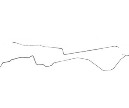 Camaro Gas Tank To Fuel Pump Vent/Vapor Return Line Set, Zinc Plated Steel, 1979-1981
