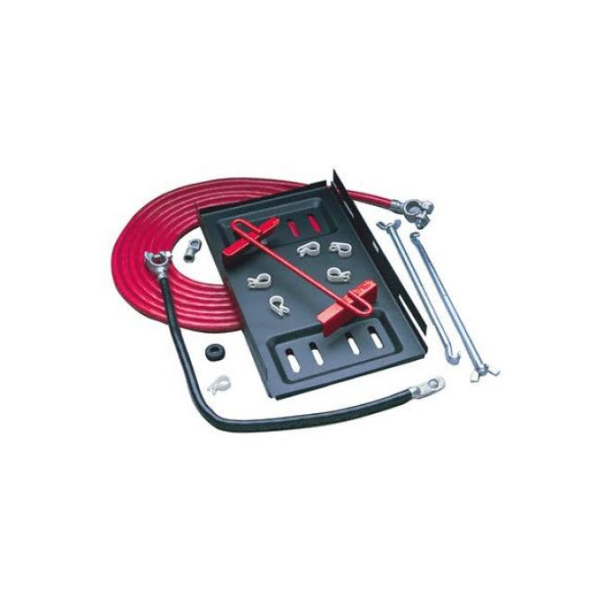Single Trunk Mount Battery Relocator Kit, 2-Gauge