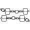 Ford Thunderbird Intake Manifold Gasket Set, 292 & 312 V8, 1955-57
